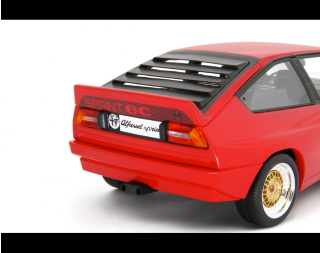 Alfa Romeo Sprint 6C Prototipo Autodelta 1982 Rosso alfa Laudoracing 1:18 Resinemodell (Türen, Motorhaube... nicht zu öffnen!)